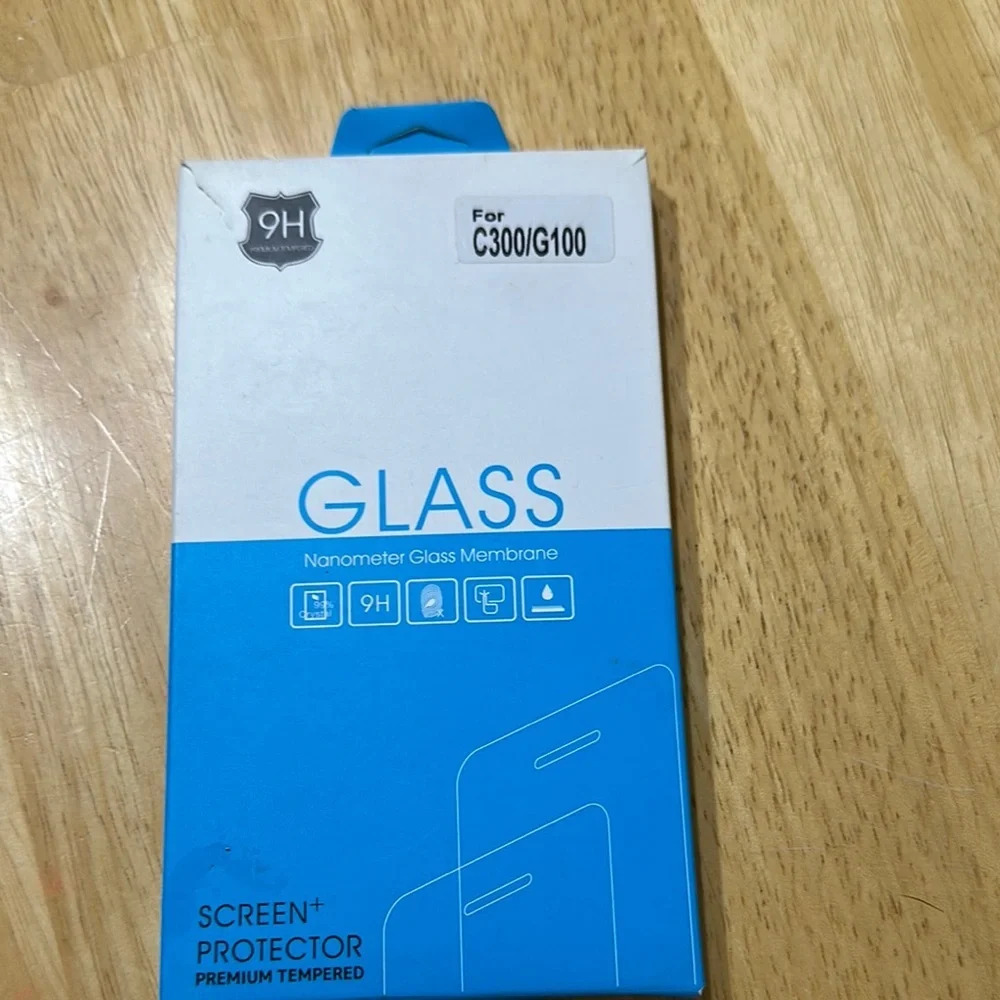 Blue Tempered Glass Screen Protector for Mobile Devices